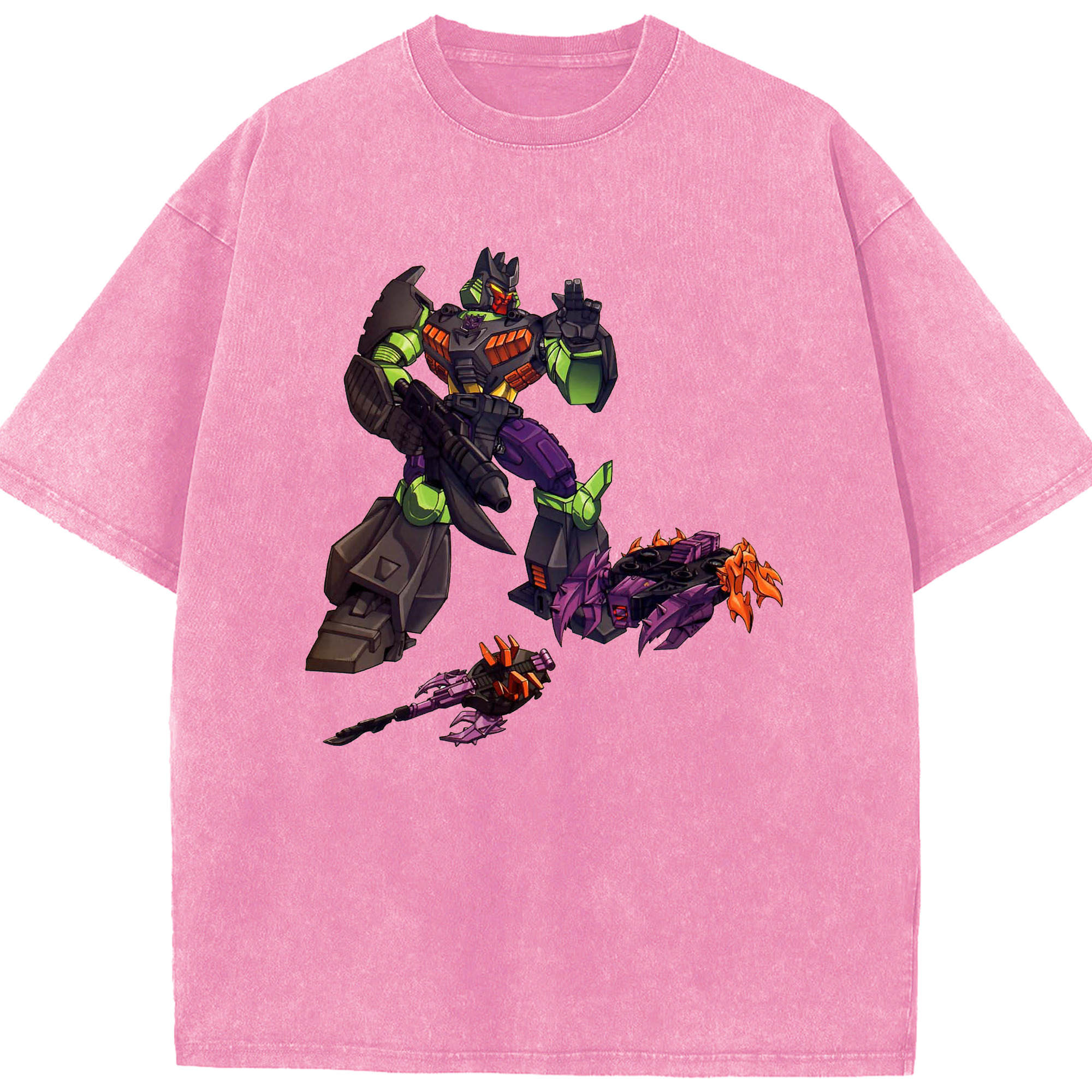 （画像用）  綿100% ヴィンテージ風 半袖Tシャツ（フロントプリント）